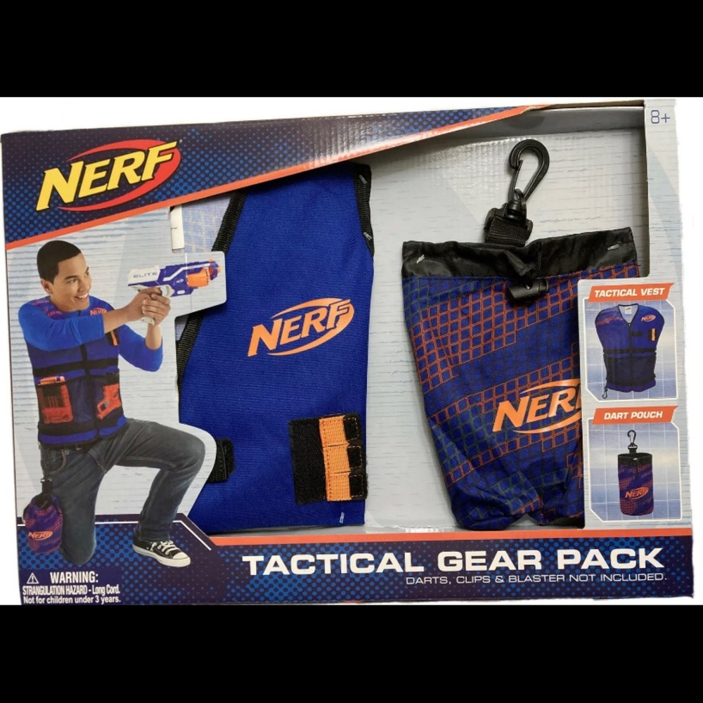 NERF Tactical Gear Pack Includes Vest and Dart Pouch